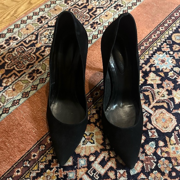 The Kooples Black Pointy Heeled Pumps size 8-8.5 - Picture 3 of 11